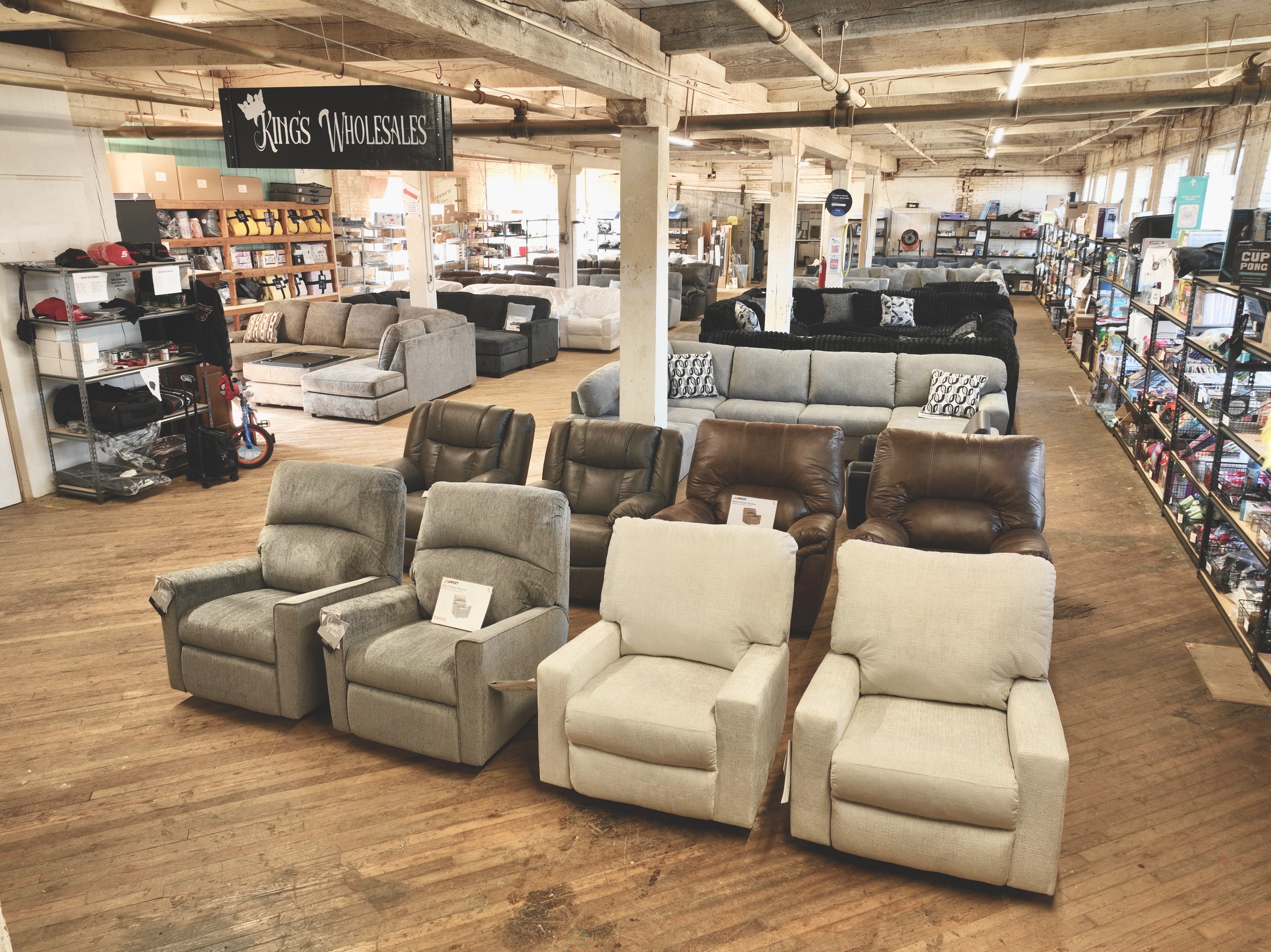 King’s Wholesales + Ashley Furniture = Big Savings!
